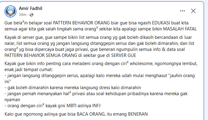 SARXASTIXX's tweet photo. Server tsb bertujuan untuk mengumpulkan orang2 yg ia anggap org jahat yg harus "disembuhkan". Padahal jelas2 semua tuduhan dia cuman projecting. Dia ODGJ, tp model parenting ortunya AFK. https://t.co/Imx4uvMoRr