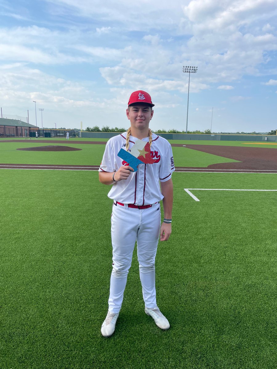 ✭Five Tool Texas✭ (@fivetooltexas) on Twitter photo #FiveToolWS F: <a href="/LonestarBSBclub/">LonestarBaseballClub</a> American Smith 7, Citius Velocracy 16U Scout 6
PoG: <a href="/BradenKirton_3/">Braden Kirton</a> 1-1, 3B, 2 BB, 2R | 3 IP, 2K, ER, BB
Hitter: <a href="/OwenMansfield26/">Owen Mansfield</a> 2-2, 2 2B, RBI, R, SB #FiveToolWS F: <a href="/LonestarBSBclub/">LonestarBaseballClub</a> American Smith 7, Citius Velocracy 16U Scout 6
PoG: <a href="/BradenKirton_3/">Braden Kirton</a> 1-1, 3B, 2 BB, 2R | 3 IP, 2K, ER, BB
Hitter: <a href="/OwenMansfield26/">Owen Mansfield</a> 2-2, 2 2B, RBI, R, SB