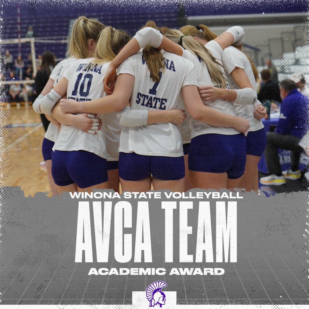 For the 18th consecutive year, your Winona State Volleyball team has been recognized by the AVCA for outstanding achievements off the court and in the classroom! Congratulations Warriors!👏🏻📚