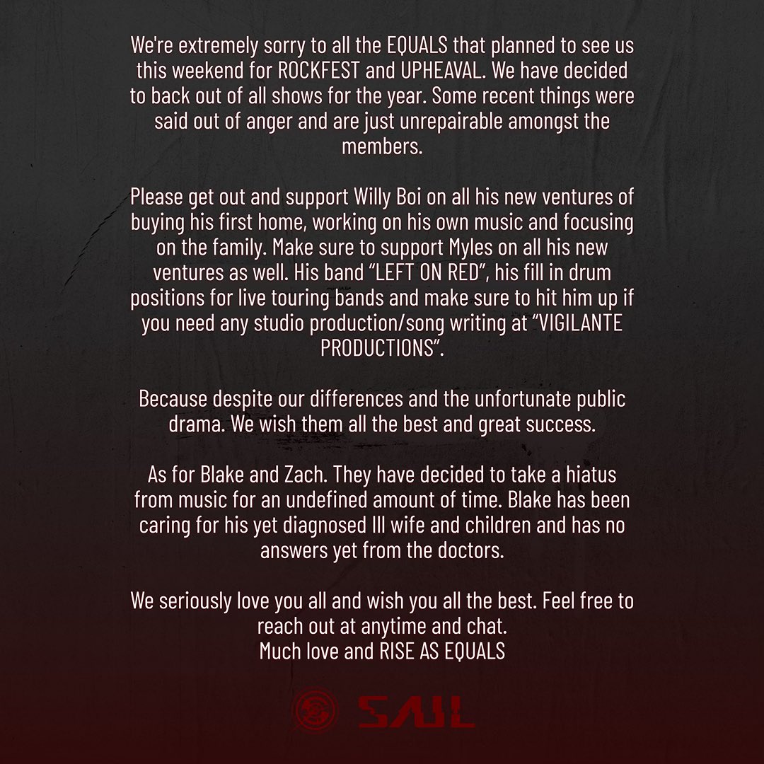 SAUL Band Official (@saulband) on Twitter photo 