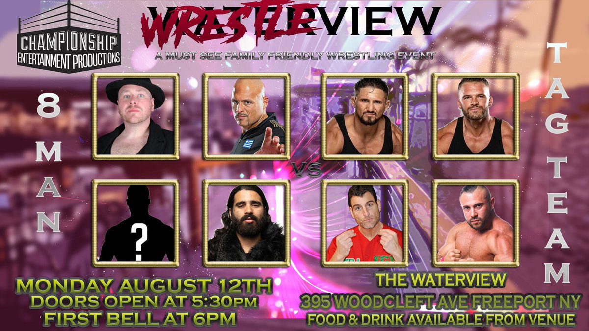 CEPprowrestling's tweet photo. August 12th #wrestleview is set to be an awesome night of family friendly pro wrestling! Make sure to buy your tickets now https://t.co/Odky4sWP0N
The Main Event has been announced! Get ready for a fight in Freeport! https://t.co/9uXpDeLCql