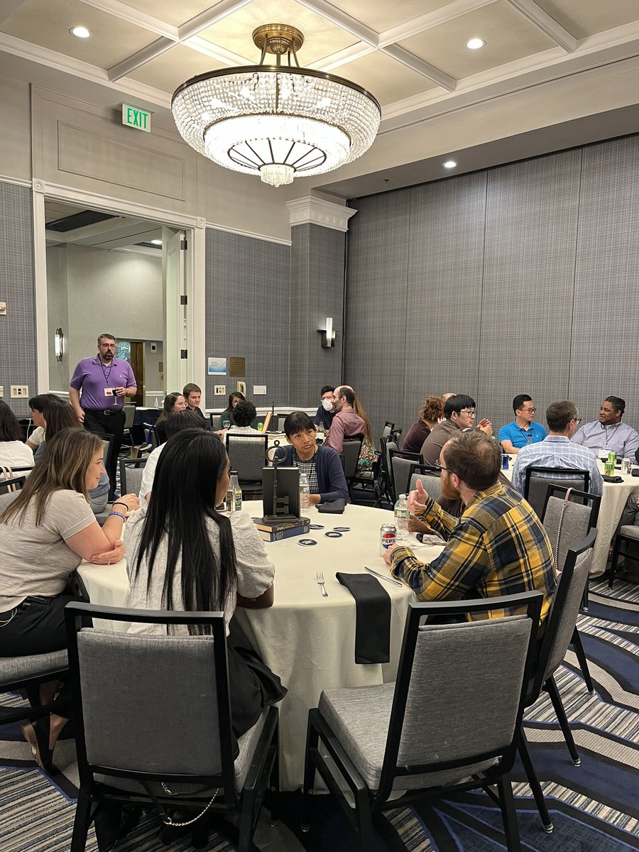ACSGradsPostdoc's tweet photo. Ngl the outage had us worried but we’re so glad to see most of our attendees made it tonight 😅
We’ll catch the rest of you tomorrow! 
#ACSP2F #postdoc #faculty https://t.co/KFW4WZs3r8
