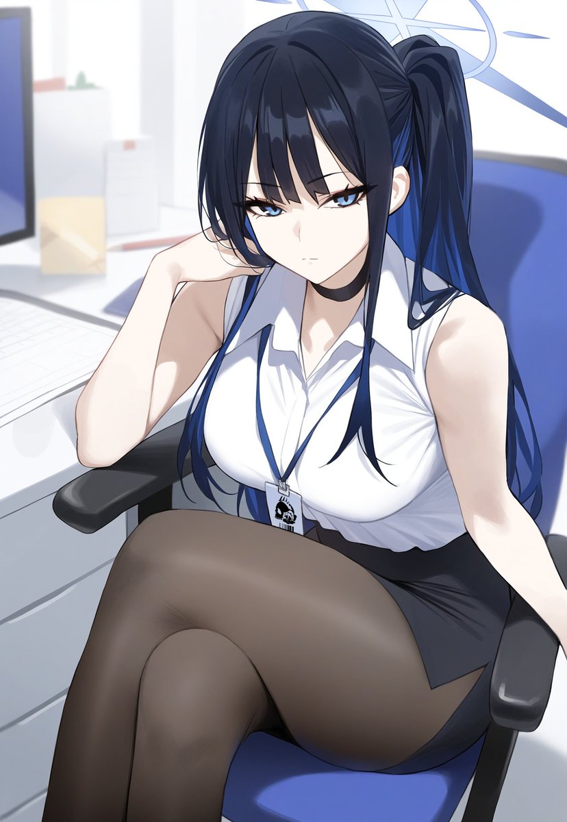 サオリ(ブルーアーカイブ) 「錠前サオリ #ブルアカ #BlueArchive」|Fringのイラスト