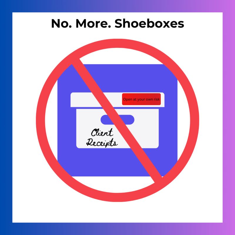 No. More. Shoeboxes (filled with receipts)

Join us: buff.ly/3Sp6tVx 

10 more days.