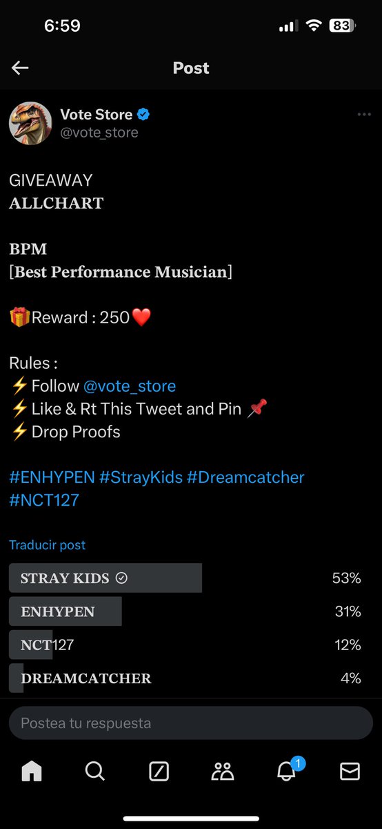 LittleSKZlover's tweet photo. @vote_store Done for #StrayKids https://t.co/2NYmst66Lj