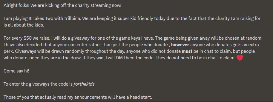 tijgerlil's tweet photo. Starting the charity stream now! 

https://t.co/Td9ARHYaTK https://t.co/CXA8UKXV0j