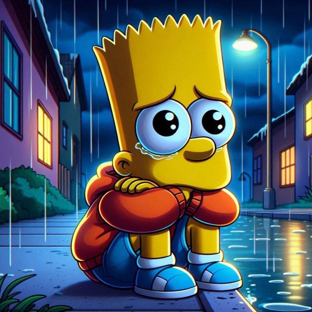 MrGainz_33's tweet photo. i always regret it at the end ... chingado #SadBart https://t.co/GztgMBrLvC