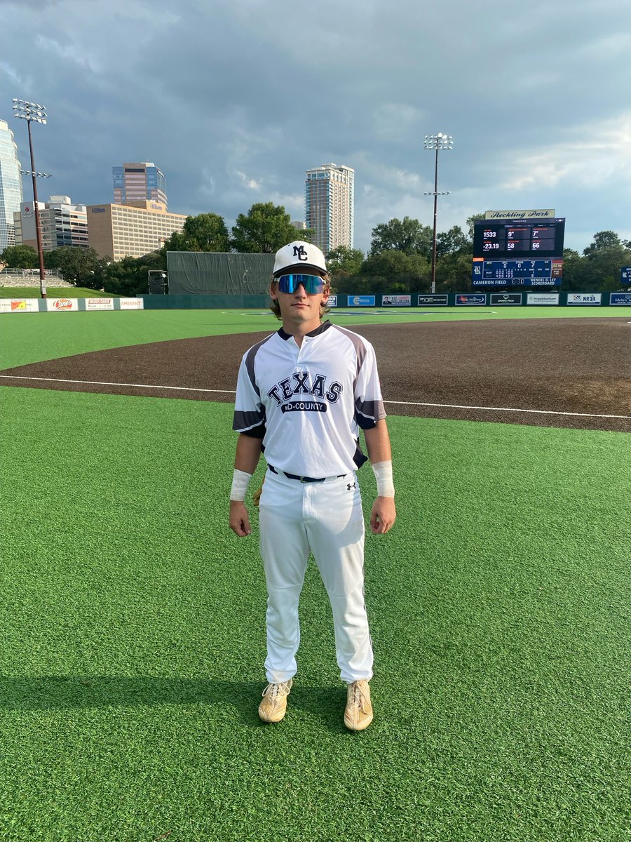 FiveToolTexas's tweet photo. F: @MCBabeRuth3 9, USA Prime Austin 18U 1
PoG: @TobyMarse 1-3, 3B, 2 RBI, R
Hitter: Pierce Brown 2-3, R
Pitcher: Cade McNeely 4 IP, 2K, 2H, R
Notable: @EinkaufFischer 1-3, R, RBI, BB https://t.co/3hfKBakvQh