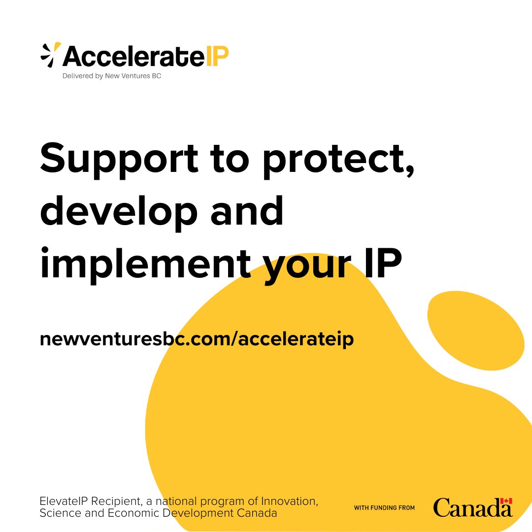 lifesciences_bc's tweet photo. #IPmatters! Level up your startup's IP game with #AccelerateIP, a program led by @nvbc in partnership with @innovate_bc.

Learn more and how LSBC can help: https://t.co/7wOoKoHBuW https://t.co/z6IDT7RLua