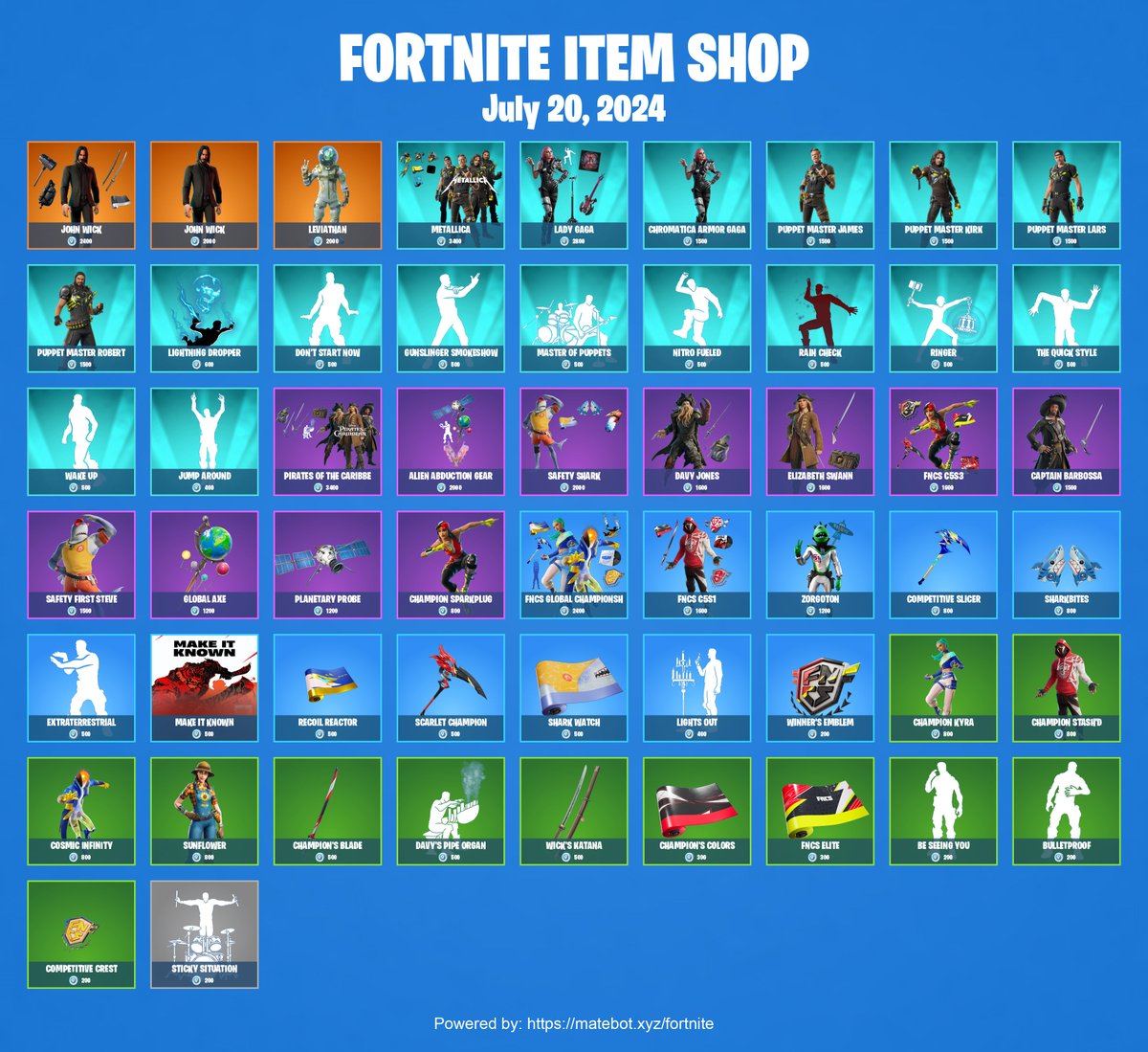 NiteNewsFN's tweet photo. 🔸Today's Daily #Fortnite Item Shop!

Follow "https://t.co/aUG6URzpx4" on Instagram!🧡 https://t.co/QnQa4Nzdwv