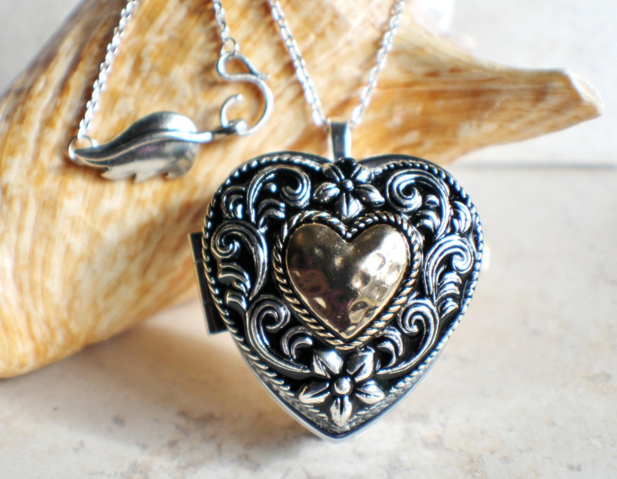 charsfavorite's tweet photo. Music box locket with silver and bronze heart. https://t.co/tEtCIo0Oe5 #Char'sFavoriteThings #Shopify #Music_box_locket https://t.co/oEqk9T8h8N