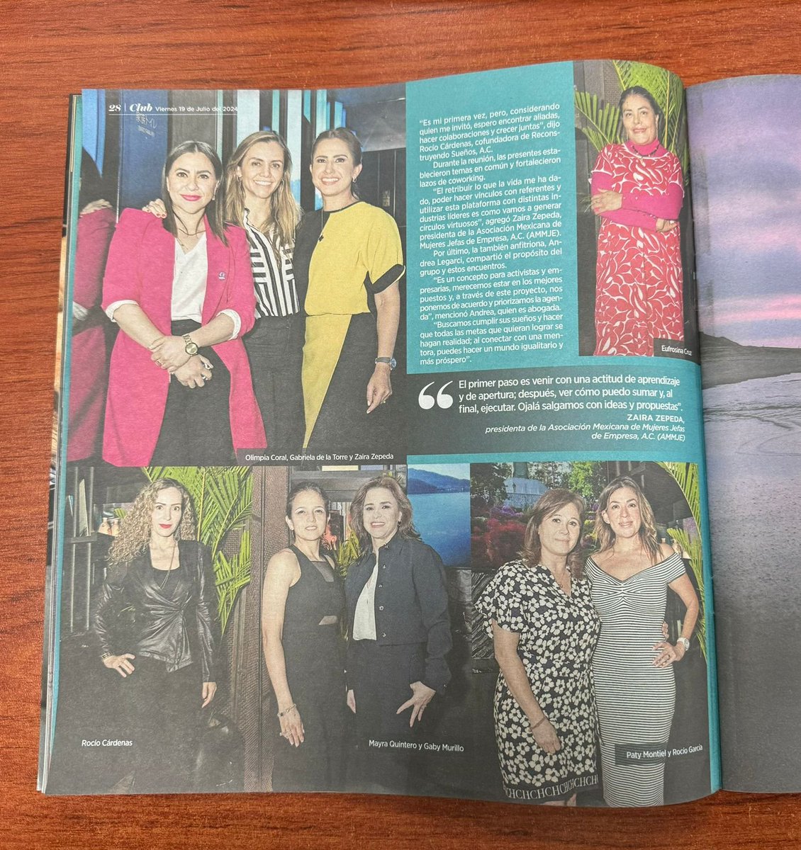 MaElenaEsparza's tweet photo. #Mujeres que inspiran: eso es #SheSlay. Le agradezco a mi querida @mariroussv la invitación a compartir ideas desde @OlaVioletaAC con @OlimpiaCMujer, @zaizepeda y muchas más en la reunión de la cual hoy da cuenta @reformaclub. Juntas, avanzamos 💜
https://t.co/gNPS4Ndr5d https://t.co/Uvdz2wFupB