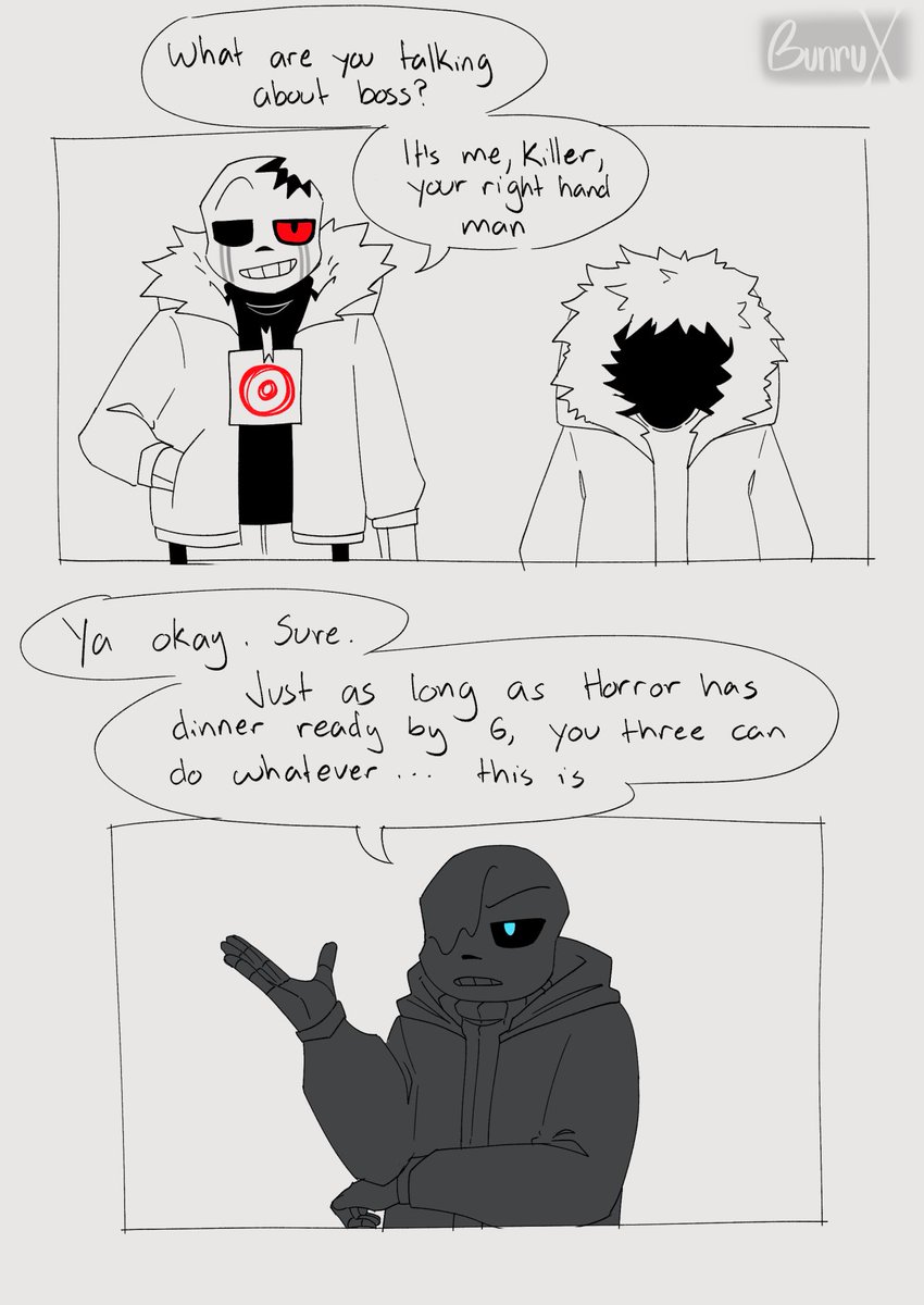 thebunrux's tweet photo. i see nothing wrong
(1/2)

#undertaleAU #badguysanses #murdertimetrio https://t.co/7pWPKyRDHz