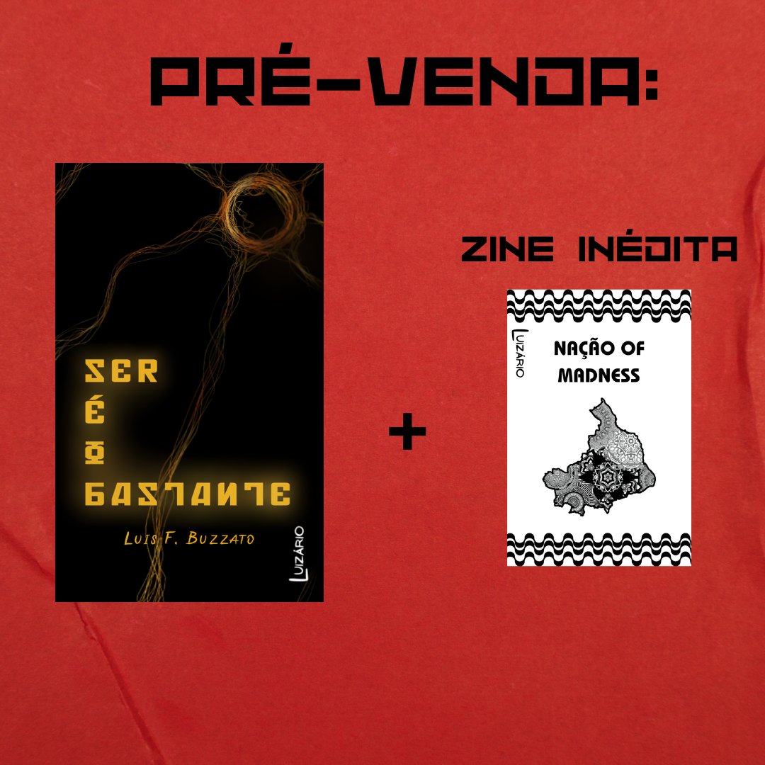 🚨ALERTA DE PRÉ-VENDA!!!

📚Ser é o Bastante - <a href="/lgfbuzzato/">quem está atrás da máscara?</a> 

Bakunin sente seus pulmões pulsarem, após o chamado da terra. Ressuscitado em uma praia tropical, o anarquista testemunha o...

➡️Compre o ebook: amzn.to/3Yc2Si3
➡️Livro físico c/ brinde: luizario.lojaintegrada.com.br/ser-e-o-bastan…