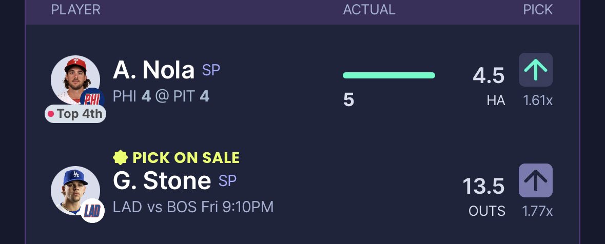 ClipSetNBA's tweet photo. Quick Cash for Nola o4.5 HA✅  

Drop a like if you tailed or just to show some love❤️‍🔥💪 

#PrizePicks #gamblingX #NBA #NBAX
#PrizePicksMLB #NBA #MLB #MLBpicks #Sleeper #SleeperApp #SleeperPicks
#WNBApicks #GamblingCommunity #GamblingTwitter #SleeperDFS #sportsbets https://t.co/I74SWYJTam