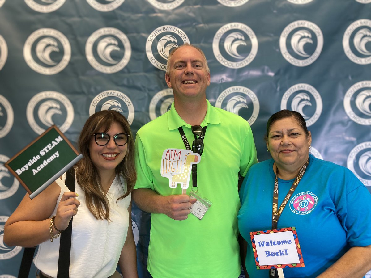 Our Bayside staff are excited for the new school year! We can’t wait to meet our students on July 24. It’s going to be an amazing year! <a href="/SBUSD_NEWS/">SBUSD NEWS</a> <a href="/Supt_SBUSD/">Jose A. Espinoza</a> <a href="/kyletgriffith/">Kyle Griffith</a>