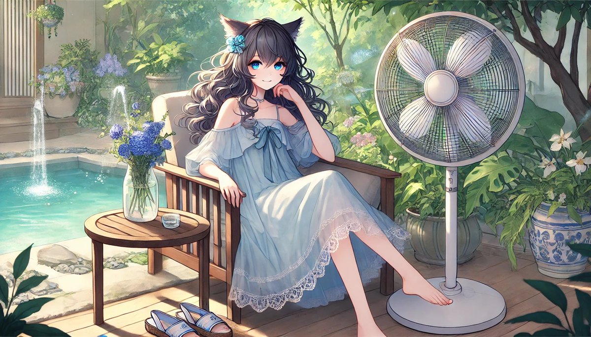 FelClawford's tweet photo. as I sit here
amidst the verdant splendor of the garden
I find myself
bereft of the necessary means 
to power this marvel of modern convenience
nevertheless, I shall not despair
for the gracious shade
offered by a venerable tree
shall suffice to keep me cool and content!

xx https://t.co/bm08V8Wfdb