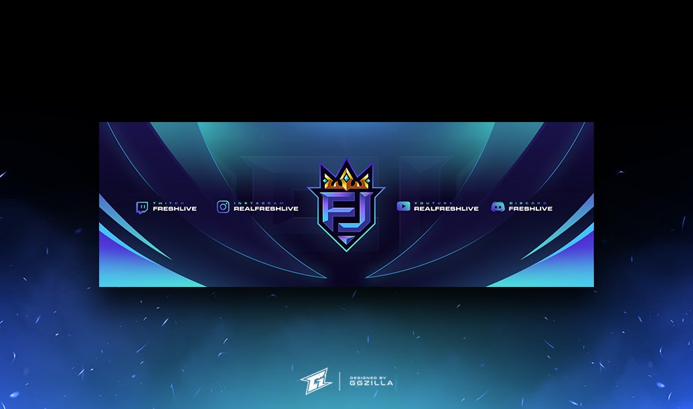 RealFreshLive's tweet image. Shoutout to @GGZILLA3 for making my new logo! Highly recommended!