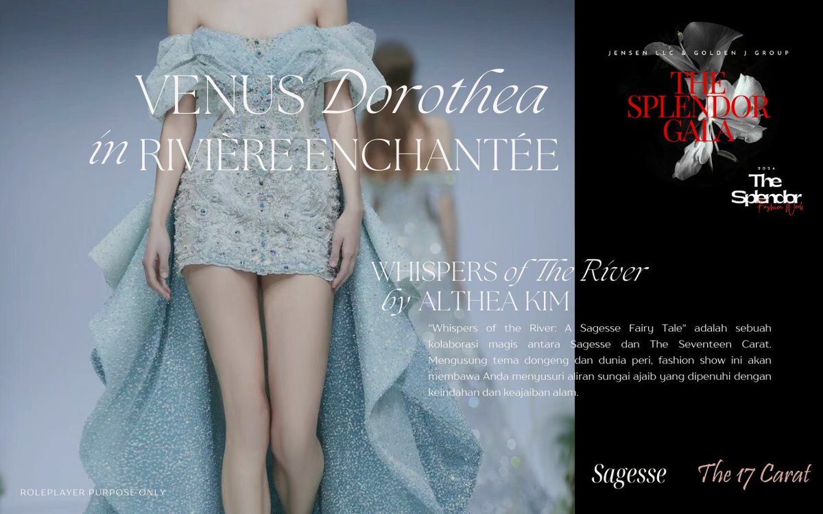 G0DDESSVEE's tweet image. ㅤ 
ㅤ
A magical journey through ethereal and dreamy silhouettes.. 🧚‍♀️
𝑺𝒂𝒈𝒆𝒔𝒔𝒆 𝒙 𝐓𝐒𝐂
Fall Winter 2024 Haute Couture Collection
𝑾𝒉𝒊𝒔𝒑𝒆𝒓𝒔 𝒐𝒇 𝑻𝒉𝒆 𝑹𝒊𝒗𝒆𝒓: 𝑨 𝑺𝒂𝒈𝒆𝒔𝒔𝒆’𝒔 𝑭𝒂𝒊𝒓𝒚𝒕𝒂𝒍𝒆
—————
𝐕𝐄𝐍𝐔𝐒 𝐃𝐎𝐑𝐎𝐓𝐇𝐄𝐀
ㅤ
ㅤ