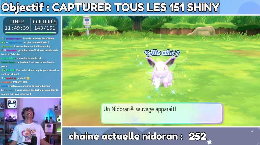 JosplaySENPAI's tweet photo. Trop content d'avoir pu participer à l'event #ShinyDexChallenge !

L'objectif était de capturer les 151 Pokemons en SHINY 

33 Streamers réunis pour réussir au bout de 13h et 12 minutes

J'ai pas eu le plus de Shiny mais c'était clairement pas les plus faciles à avoir !!!!!! https://t.co/Zn3WNOu5es