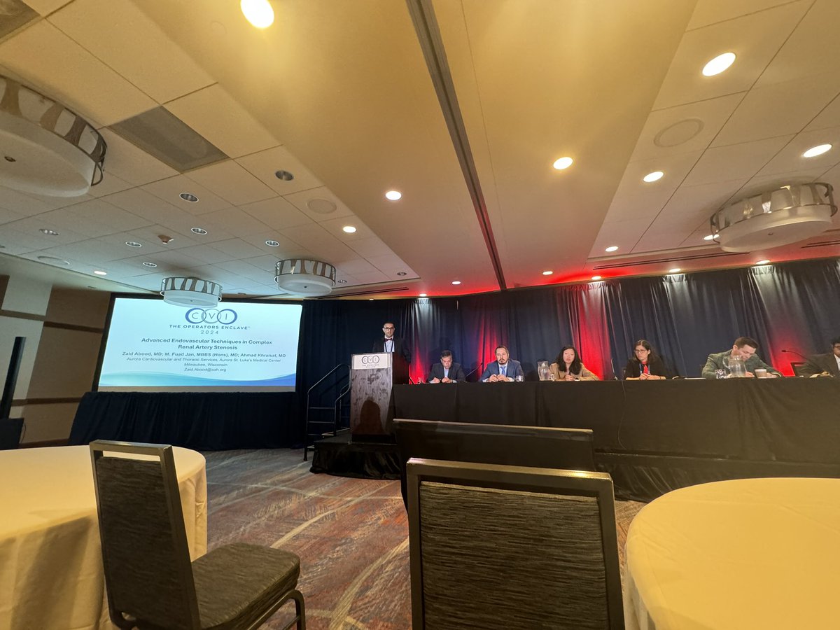 ZAALTai's tweet image. Great experience at #CVI2024, honored to present Aurora St. Luke’s CV program in the poster presentation and oral case competition!
@cvinnovations