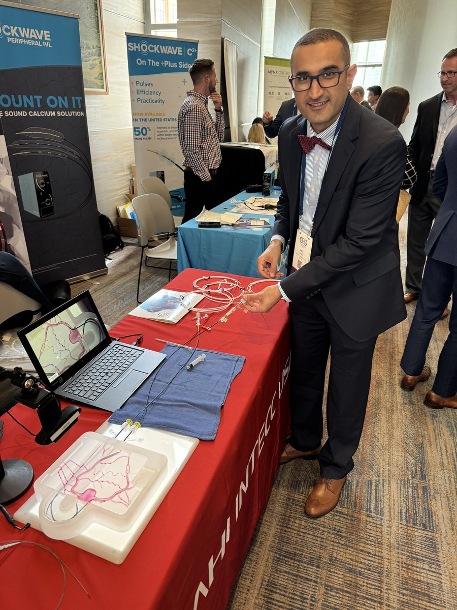 ZAALTai's tweet image. Great experience at #CVI2024, honored to present Aurora St. Luke’s CV program in the poster presentation and oral case competition!
@cvinnovations