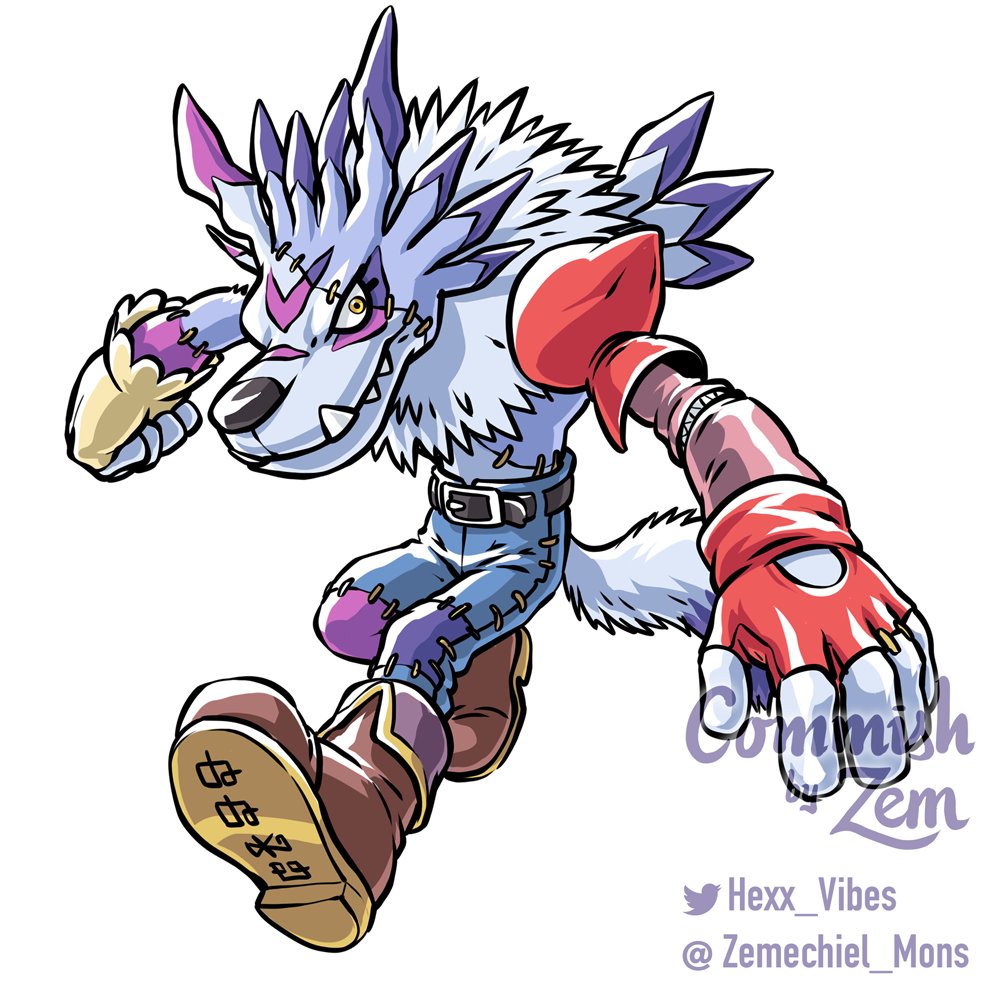 Zemechiel_Mons's tweet photo. PlushGabumon goes the opposite way to PlushAgumon, instead of growing tougher with technological updates it becomes nimbler and faster, using its fluff as a weapon or diversion, and consolidating as the ultimate arts&amp;crafts swashbuckler. https://t.co/Og2t9hsRFE