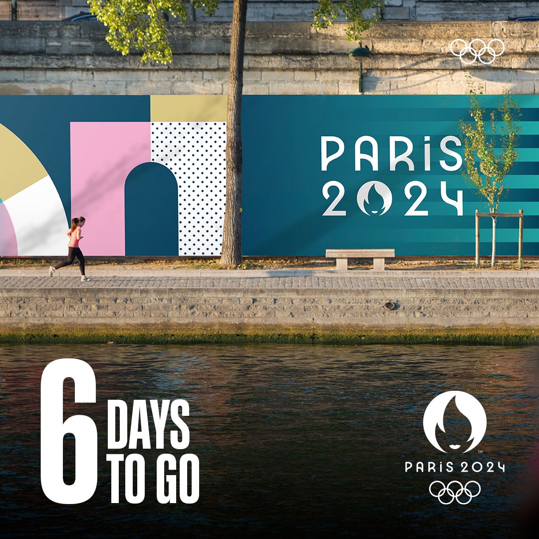Olympics's tweet photo. When there's no Olympic action this weekend. 😞
When there's Olympic action the next three weekends! 😁

The Games are almost here. Just 6️⃣ days to go!

#Paris2024 @Paris2024 https://t.co/aODRA8oAWE