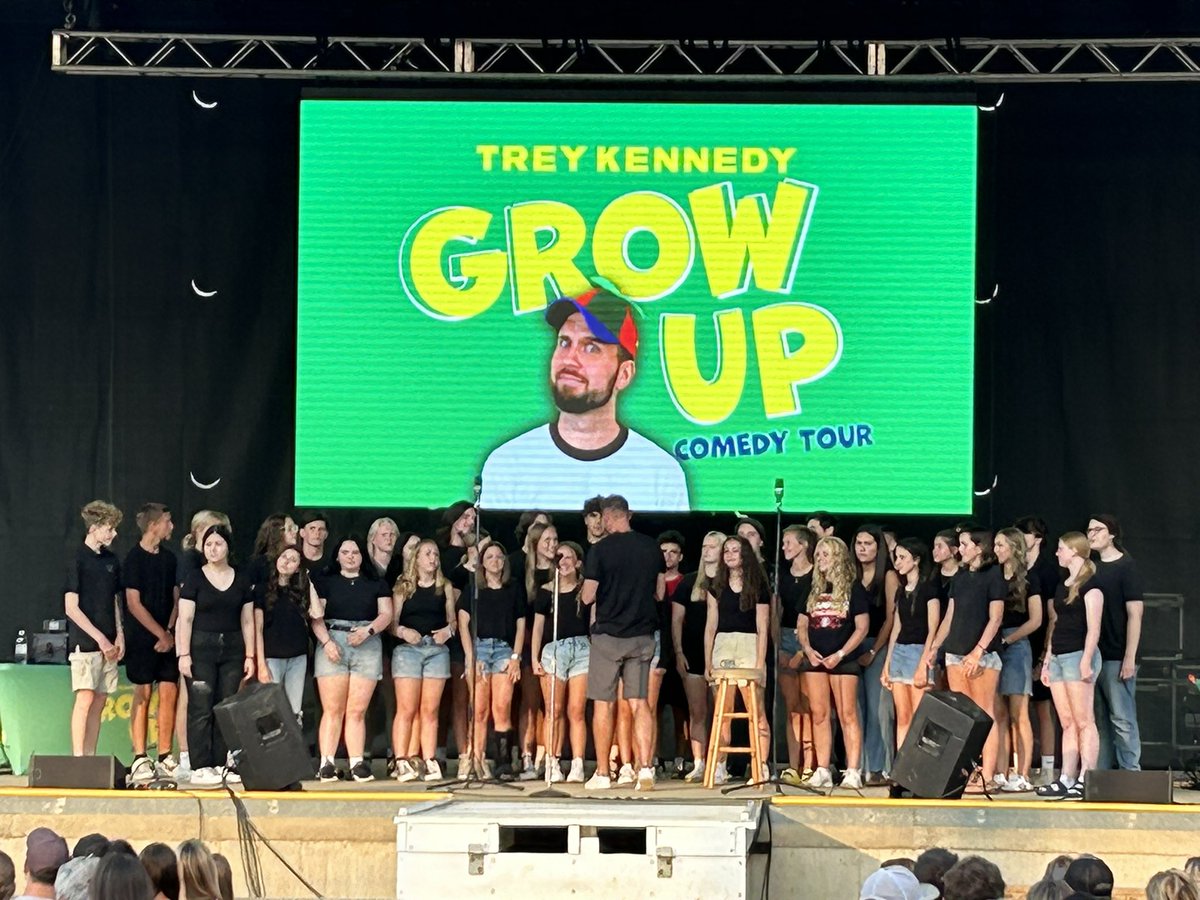 NorthWood Tennis (@tennisnorthwood) on Twitter photo Awesome job on the National Anthem <a href="/NorthWoodChoir/">NorthWood HS Choir</a>!! Up next, Trey Kennedy Grow Up Comedy Tour <a href="/ElkhartCo4HFair/">Elkhart County 4-H Fair</a>. 🐾🎼 Awesome job on the National Anthem <a href="/NorthWoodChoir/">NorthWood HS Choir</a>!! Up next, Trey Kennedy Grow Up Comedy Tour <a href="/ElkhartCo4HFair/">Elkhart County 4-H Fair</a>. 🐾🎼