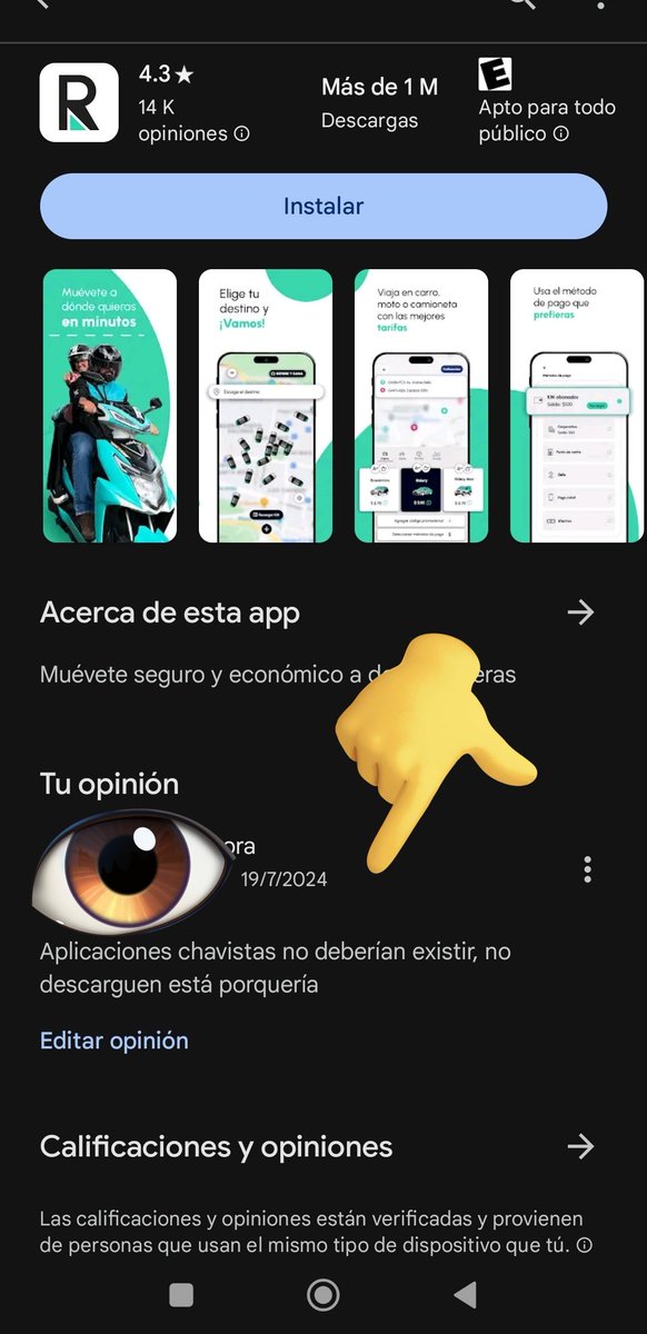 Adiós ridery, déjenle su estrella