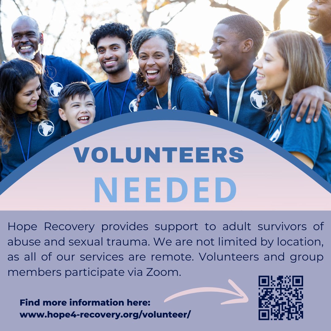 GaSouthernCBSS's tweet photo. Hope Recovery is a virtual nonprofit supporting adult survivors of domestic violence and sexual abuse. Hope Recovery needs help with group facilitation, workshop presenters, outreach &amp; volunteer recruitment, fundraising, writing, and more! Learn more here: https://t.co/JTSZesLu9G https://t.co/z2TFgk2GSJ