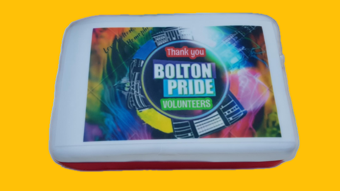 BoltonPride's tweet photo. Party @ Bar Pop, Canal St, Manchester FREE entry &amp; cake for our fantastic volunteer's and community! Sat 20th July 7:30pm upstairs lounge till late come and celebrate with us book your free tickets here 😃👨‍🎤🪩🥳🏳️‍🌈🏳️‍⚧️💪❤️https://t.co/XZIyJGOsQd https://t.co/o54NuRCurS
