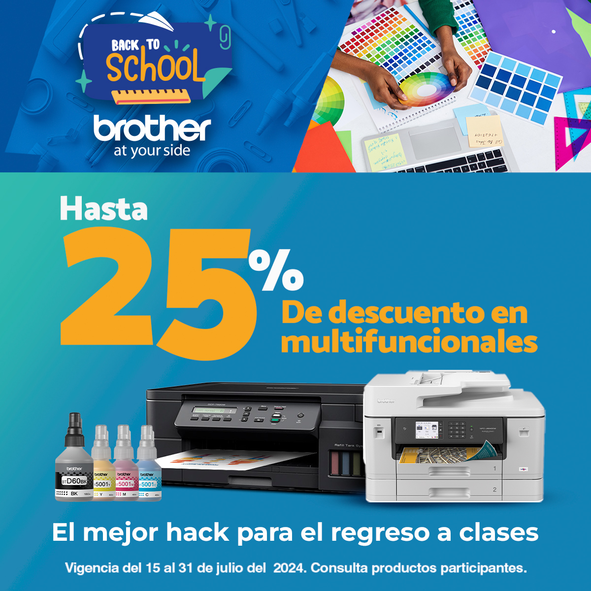 PCH_Connect's tweet image. 🎒¡Estas a tiempo para surtir lo indispensable para este #Back2School! 🖨

Encuentra las #impresoras y multifuncionales de #Brother con descuentos para multiplicar tus ganancias. 🤯📈

Entra al sitio y aprovecha estos precios:
➡ pchmayoreo.com/promociones/ju…