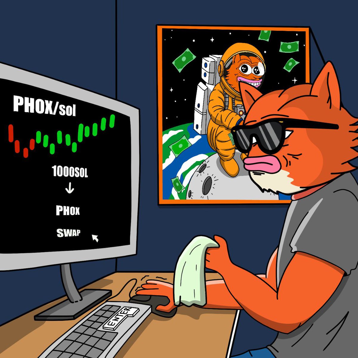 Firebite_Sol's tweet photo. @mrpunkdoteth #phox is the tricker bro ππ
Ca:9Pug19UEjW5wiFG5bLWYpjtz6s9K8ZGXmRvZwyfX7SNy https://t.co/x6RGGFpPEv