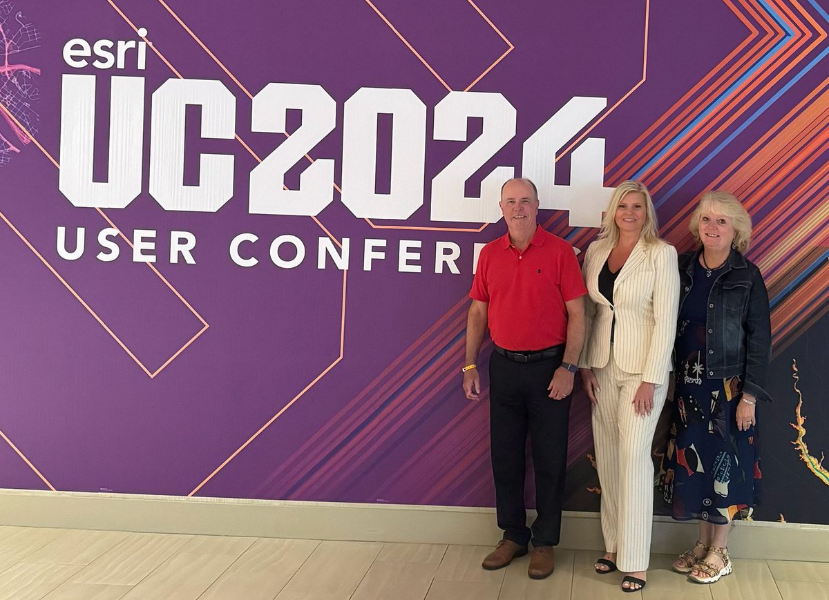 #IAAO Vice President William Healey, RES, IAAO President <a href="/rlmalmquist/">Rebecca Malmquist</a>, CAE, and President-Elect Donna VanderVries, CAE, AAS, PPS, Esq. attended the  <a href="/Esri/">Esri</a> #EsriUC2024, July 15–19, 2024 in San Diego, California.