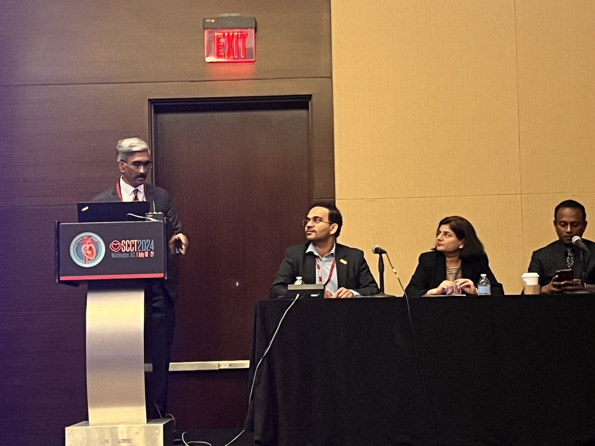 iamritu's tweet photo. Growing #Yessct in India 
Need for more low cost CT solutions for this 1.5 billion population in a low resource setting with high rates of atherosclerosis #Scct2024 @MonaBhatia14 @SandeepHedgire https://t.co/jAJrlVIqka