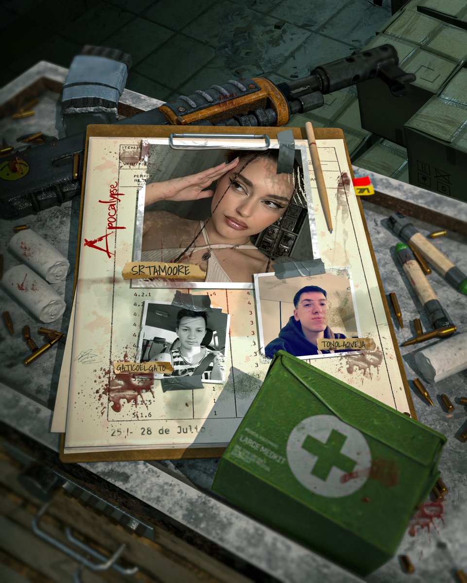 APOCALYPSE_RUST's tweet image. ¡Bienvenidos al mundo de #ApocalypseRust!                          

🔥 @SrtaMoore_  
🔥 @TonoLaOveja 
🔥 Gatico