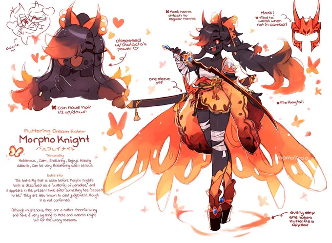 my morpho gijinka... along with the other knights 