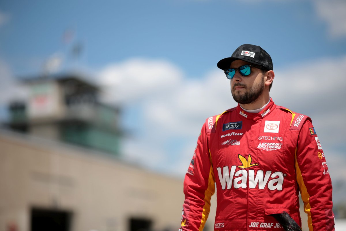 Joe Graf Jr (@joegrafjr) on Twitter photo Feels good to be back at the track with <a href="/JoeGibbsRacing/">Joe Gibbs Racing</a> <a href="/IMS/">Indianapolis Motor Speedway</a> in the <a href="/NASCAR_Xfinity/">NASCAR Xfinity</a> Series
Eighth fastest in our No. 19 Toyota Gazoo Racing Supra.
Looking forward to the rest of the weekend! 👊🏻 Feels good to be back at the track with <a href="/JoeGibbsRacing/">Joe Gibbs Racing</a> <a href="/IMS/">Indianapolis Motor Speedway</a> in the <a href="/NASCAR_Xfinity/">NASCAR Xfinity</a> Series
Eighth fastest in our No. 19 Toyota Gazoo Racing Supra.
Looking forward to the rest of the weekend! 👊🏻