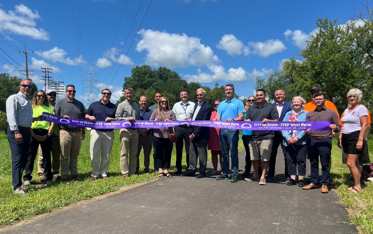 fehrgraham's tweet photo. Congratulations, City of Dixon! Viaduct Point's 2-mile extension along the Rock River is a major milestone in the Dixon Riverfront Master Plan. #FehrGraham helped the City complete the environmental cleanup along the stretch, designed the extension and oversaw construction. https://t.co/MIQg2I9hPH