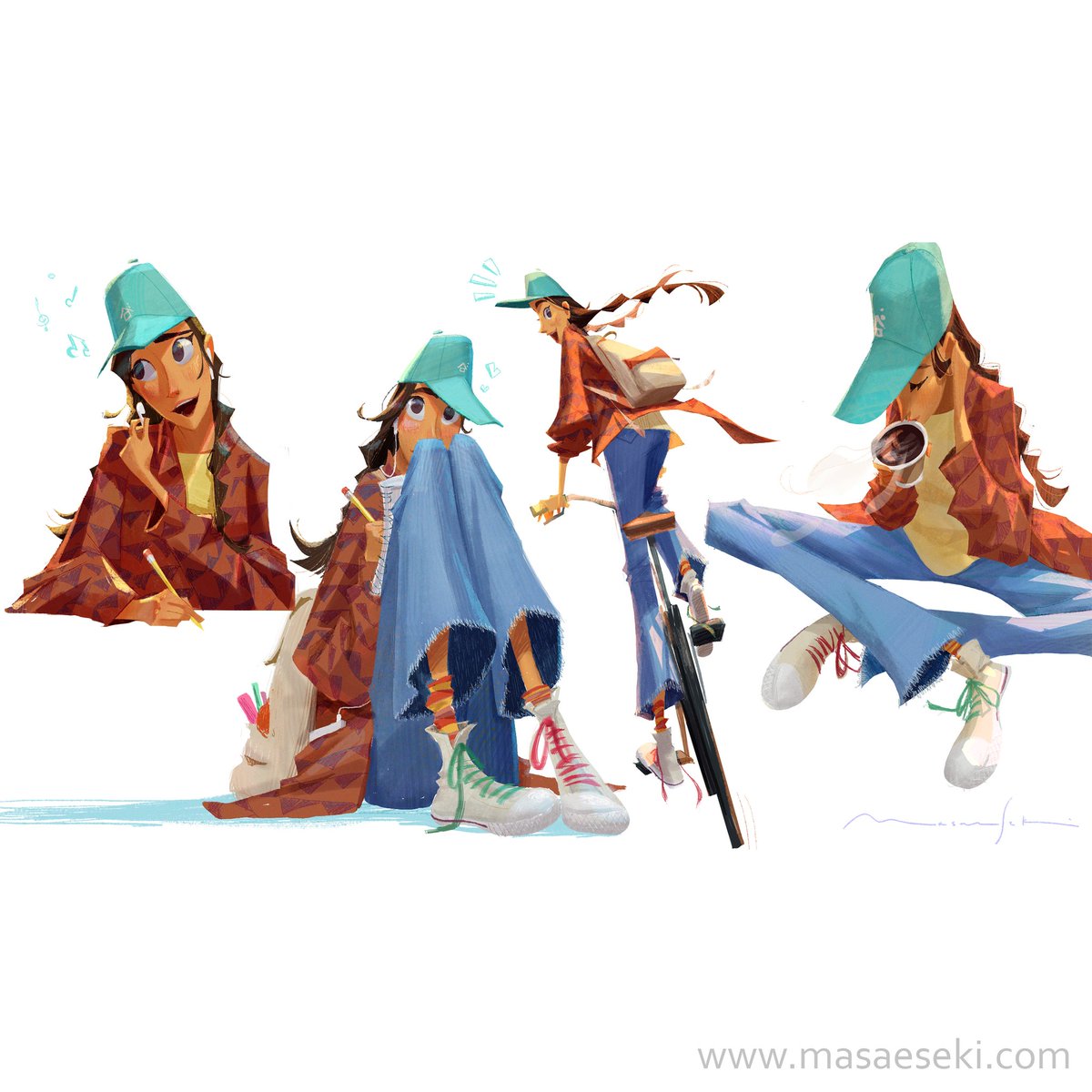 Hi everyone! I'm currently available for freelance/full time opportunities for character design, vis dev, and illustration. Any shares and comments are appreciated! Thanks 🌟

masaeseki18@gmail.com
masaeseki.com

#opentowork #characterdesign #visualdevelopment