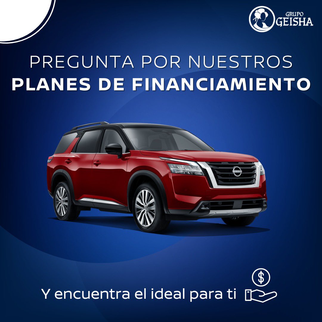 NissanGeisha's tweet photo. Estrena un auto con CrediNissan 📲📍
Tu siguiente auto te está esperando con los mejores planes de financiamiento 🚗
Cotiza 👉 https://t.co/MVlbW3UUvF
Síguenos en nuestras redes sociales 👍🏻📲
TikTok 👉🏻https://t.co/e1pTLCaRJ3
YouTube 👉🏻 https://t.co/N67tao0xIR https://t.co/bnlOuCVs60