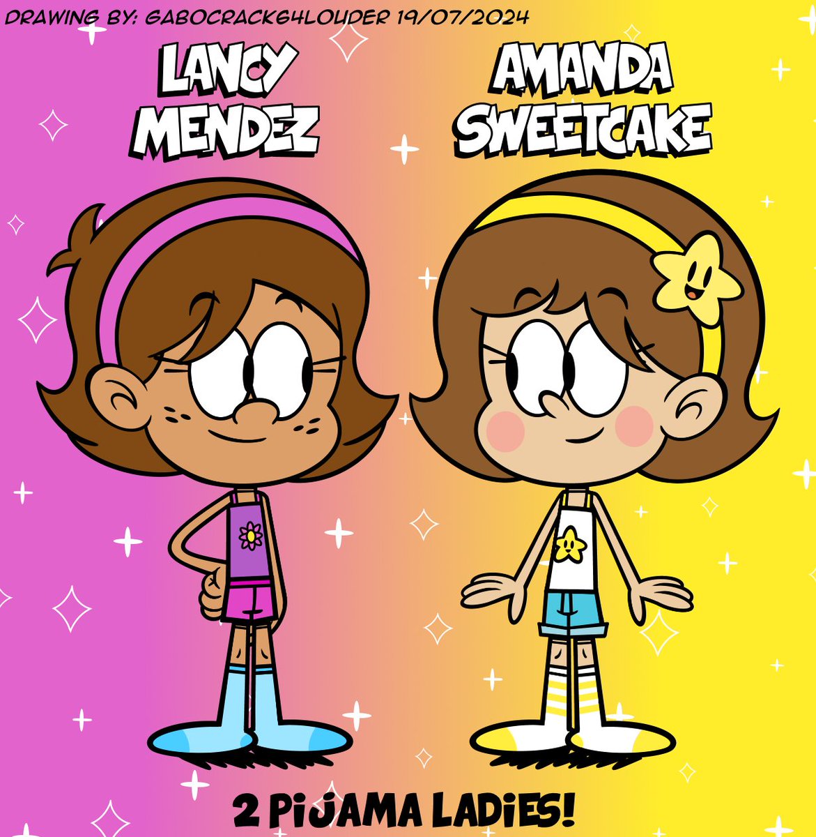 gabocrack64's tweet photo. 2 Pijama Ladies!๐โจ๐ผ๐ซโจ๐
#gabocrack64 #gabocrack64louder #gabocrack64oc #gabocrack64ocs #lancymendez #amandasweetcake #theloudhouse #theloudhouseoc #theloudhouseocs #cute #cuteart #cutekid #myocs #oc #ocart #girl #kids #funny #undies #panties #underwear https://t.co/rnmVLw7p1O