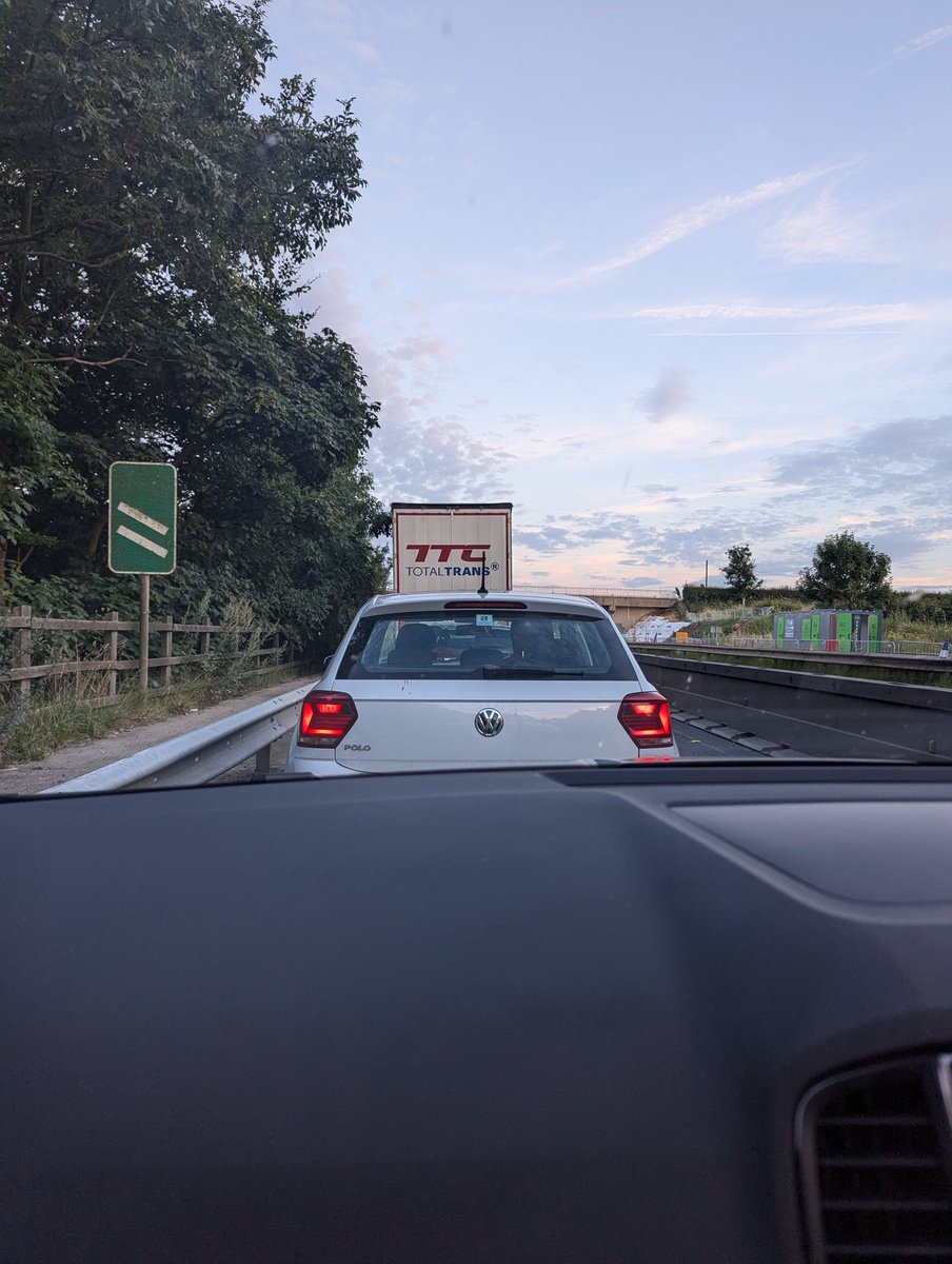 Me: at least we're just driving the length of the country and not flying or anything affected by the IT issues

UK roads: definitely time for a collision blocking some roadworks which should have been finished months ago. Enjoy 2 hours (so far) of being stationary