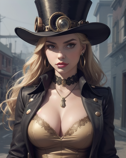 rataflechera's tweet photo. a woman dressed in steampunk style with high tech gear on - #PixAI #Steampunk @Pixai_Official - upvote if you like it https://t.co/MObck8OaKj
