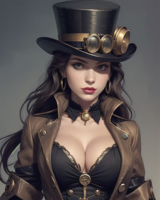 rataflechera's tweet photo. a woman dressed in steampunk style with high tech gear on - #PixAI #Steampunk @Pixai_Official - upvote if you like it https://t.co/tmIjKUvJek