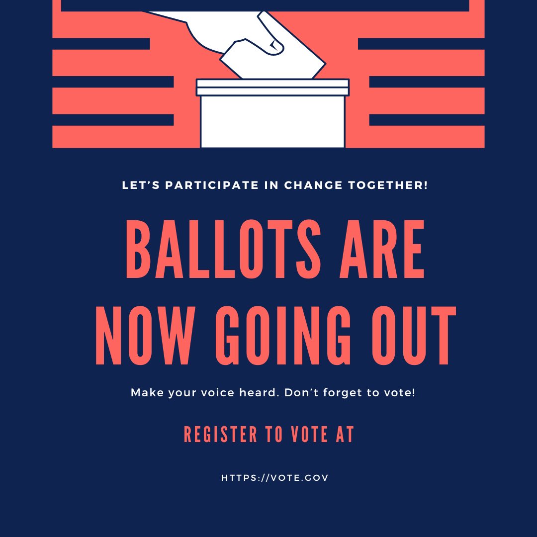 buildthebenchWA's tweet photo. Voting is one way that we participate in making our voices heard and electing people who fight for our community.

Ballots will be mailed out and will be in your mail box sometime this week! 

If you haven’t yet, you can register to vote at https://t.co/YwTp5yZbTI https://t.co/tfcBSXMYIE