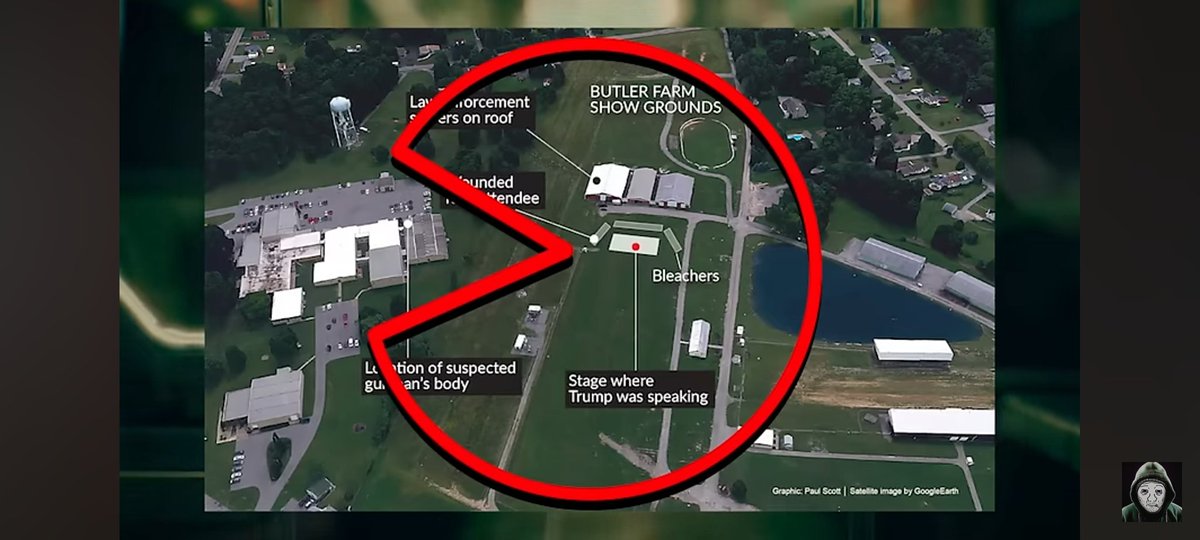 Sogun22's tweet photo. @Jim_Jordan shooter was 135 feet out secret services held the area at 150 feet this is the only way they would have failed https://t.co/s4VzdeLjB5