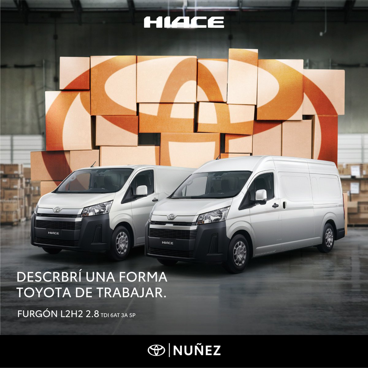 🚗Toyota HIACE FURGON L2 H2. Hecha para los que no paran de moverse. 𝗘𝗡𝗧𝗥𝗘𝗚𝗔 𝗜𝗡𝗠𝗘𝗗𝗜𝗔𝗧𝗔.⏱️
¡Contactanos y te contamos todos los beneficios que tenemos para vos!😊

📲 +5411 4787-4500
📧 ventas@toyotanz.com.ar
📍 Av. Figueroa Alcorta 7576
📍Tagle 2653, C.A.B.A.