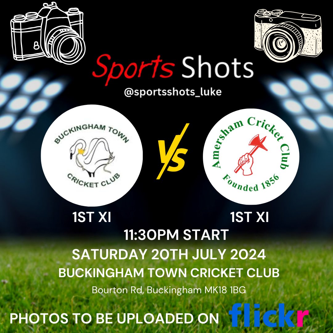I will be covering <a href="/towncricket/">Buckingham Town</a> vs <a href="/AmershamCC/">AmershamCC</a> in the <a href="/HCPCL/">Home Counties Premier Cricket League</a> Division 2.

Photos to be uploaded on Flickr after the match.

#cricket #cricketfever #season #photography #Canon #sportsphotography #cricketphotography #buckinghamtowncc #amersham #sports
